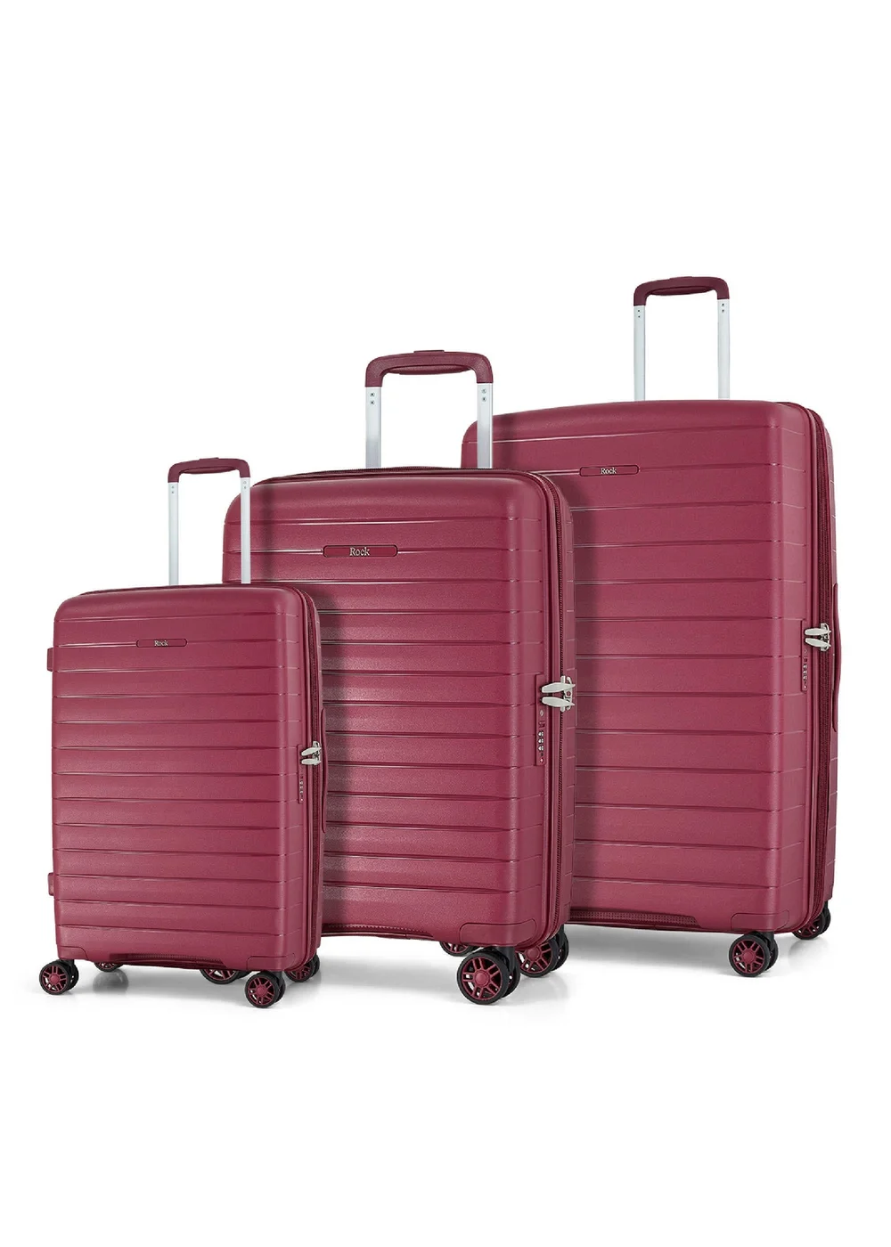 Rock Palma Suitcase Burgundy - Cabin Image 1