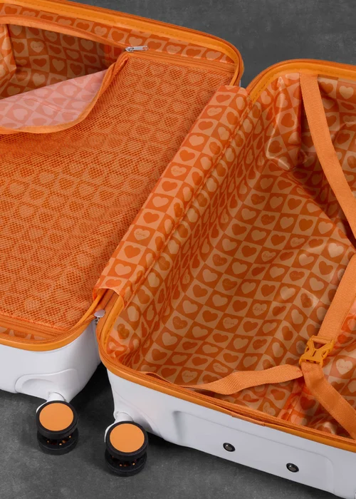 Rock Love Island Suitcase White/Orange - Cabin Image 5