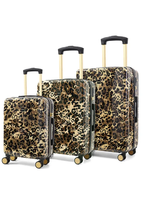 Rock Savannah Suitcase Gold Leopard - Cabin Image 1