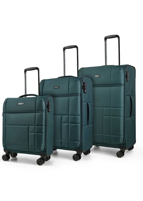 Rock Tokyo Suitcase Green - Cabin Image 1