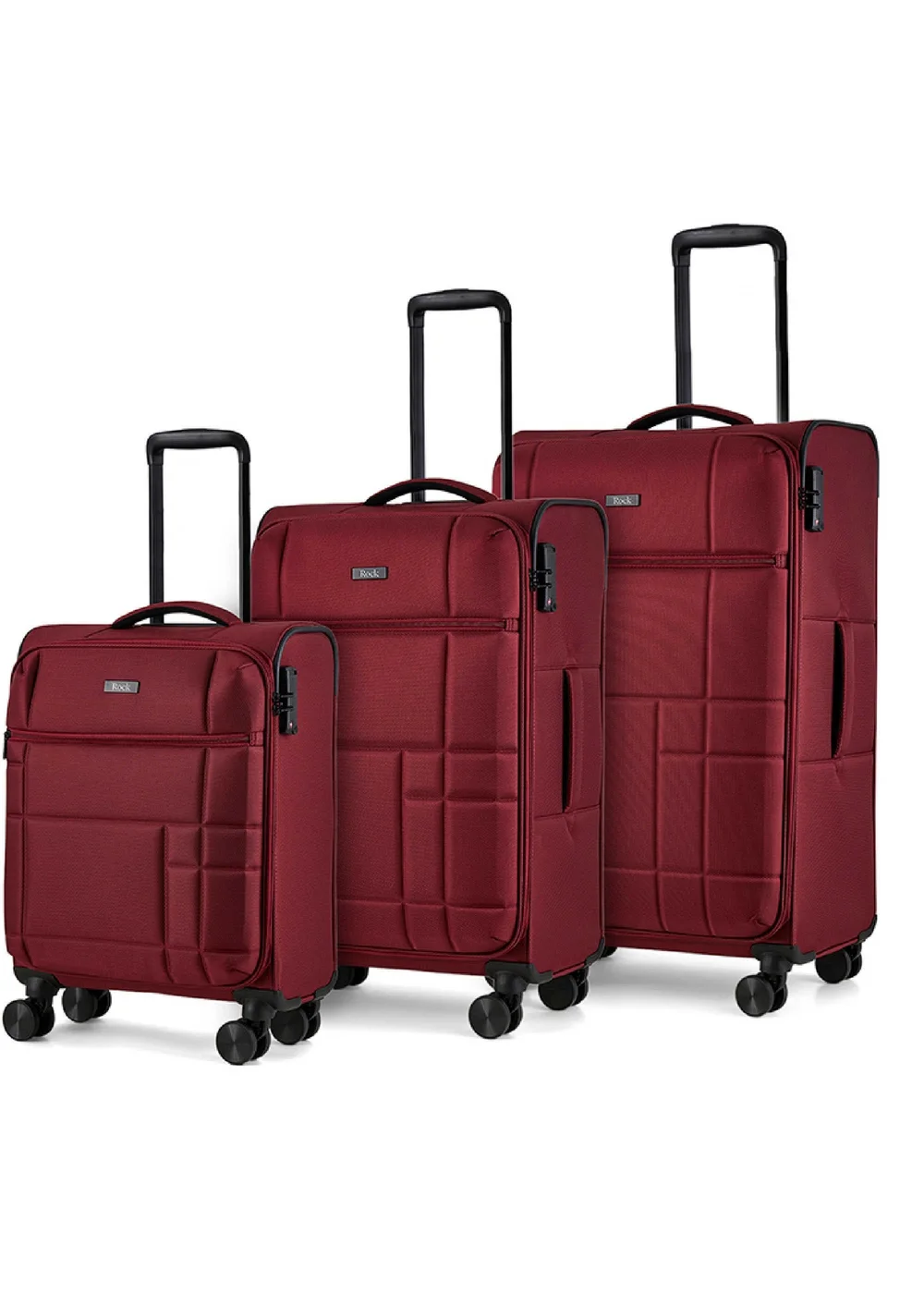 Rock Tokyo Suitcase Wine Red - Cabin Image 1