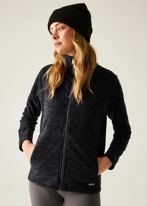 Regatta Black Mayse Full Zip Fleece - 12 Image 2