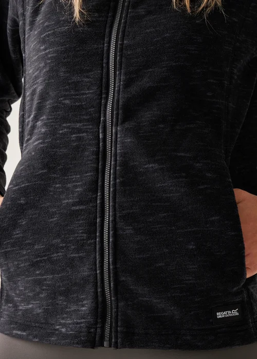Regatta Black Mayse Full Zip Fleece - 12 Image 4