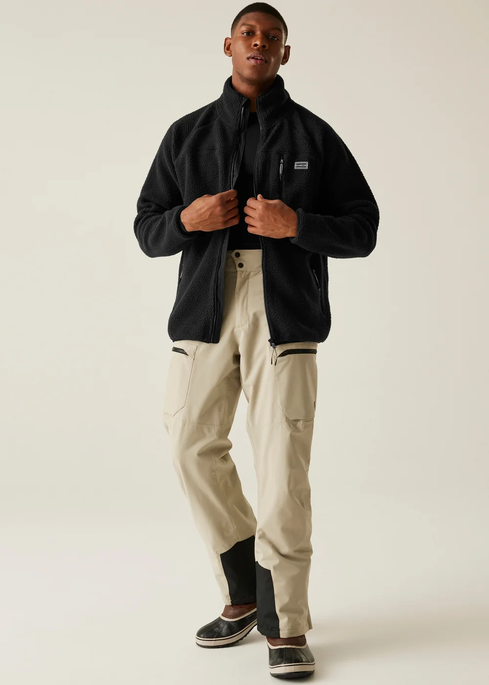Dare2B Black Camber Stretch Fleece - XL Image 3