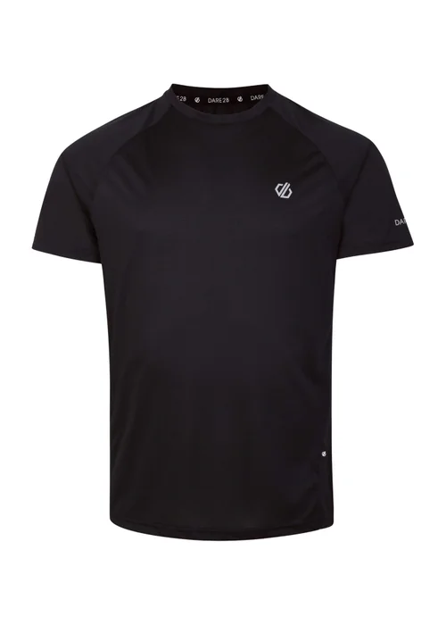 Dare2B Black Accelerate Lightweight Tee - 2XL Image 5