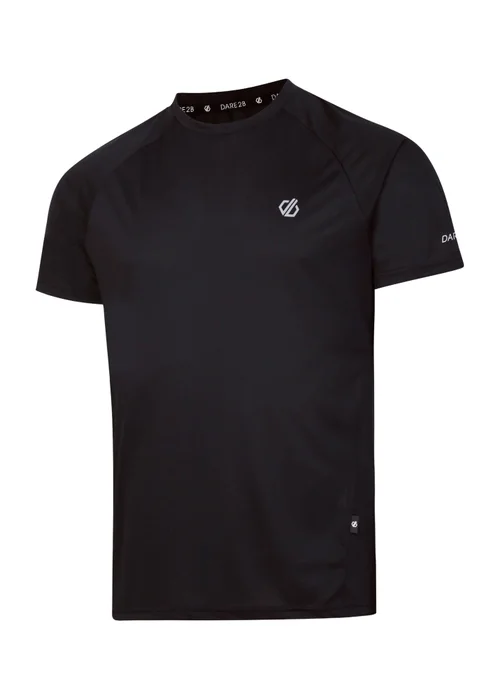Dare2B Black Accelerate Lightweight Tee - 2XL Image 6