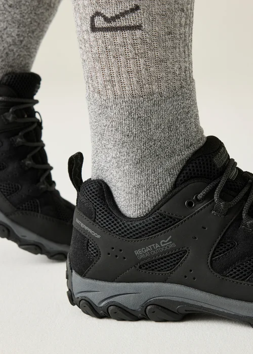 Regatta Black/Grey Edgepoint IV Low Waterproof Shoes - 8 Image 2