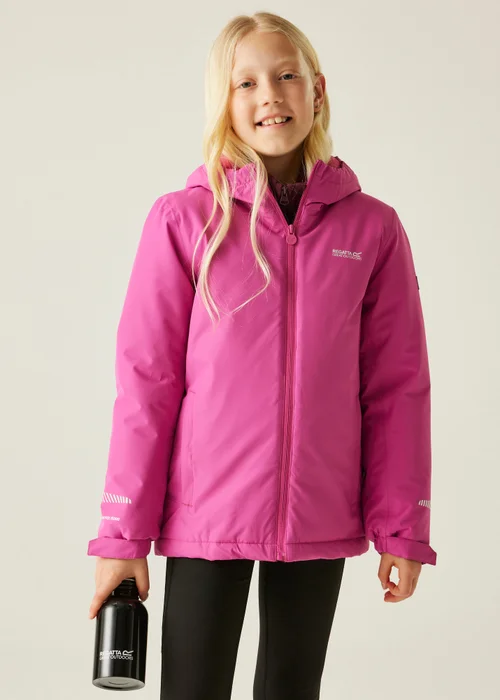 Regatta Berry Kids' Hurdle Reflective Waterproof Insulated Jacket (3-16yrs) - 3-4 Yrs Image 1