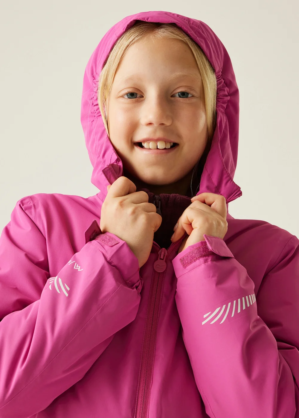 Regatta Berry Kids' Hurdle Reflective Waterproof Insulated Jacket (3-16yrs) - 3-4 Yrs Image 6