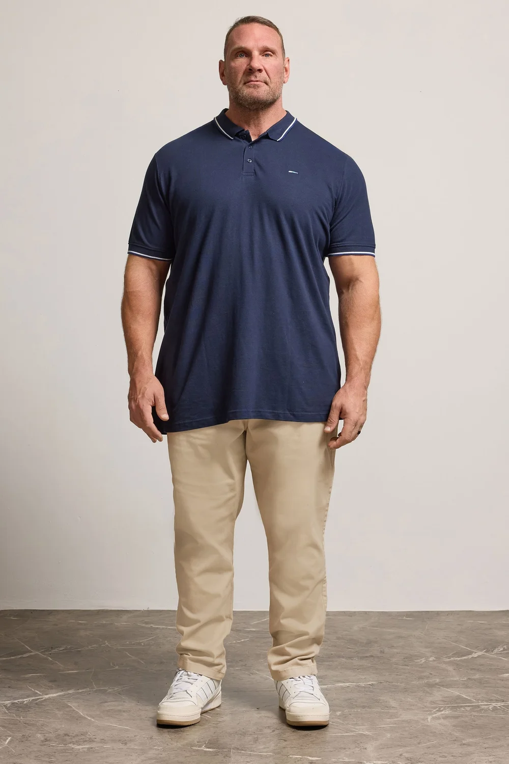 BadRhino Stone Brown Elasticated Waist Chinos - 5-6XL/L32 Image 2