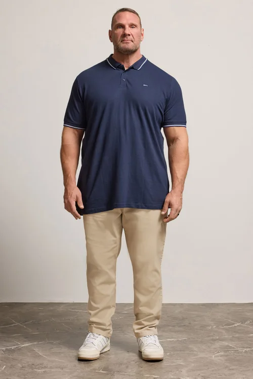BadRhino Stone Brown Elasticated Waist Chinos - 5-6XL/L32 Image 2