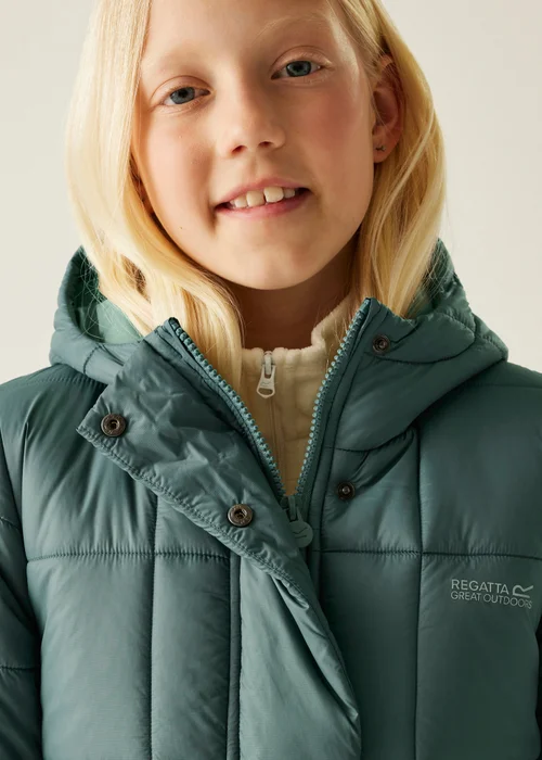 Regatta Forest Green Kids' Embrie Lightweight Jacket (3-16yrs) - 3-4 Yrs Image 5