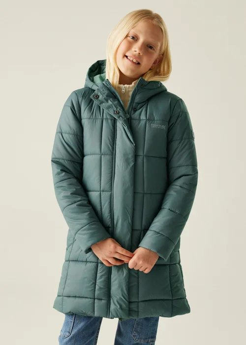 Regatta Forest Green Kids' Embrie Lightweight Jacket (3-16yrs) - 3-4 Yrs Image 4