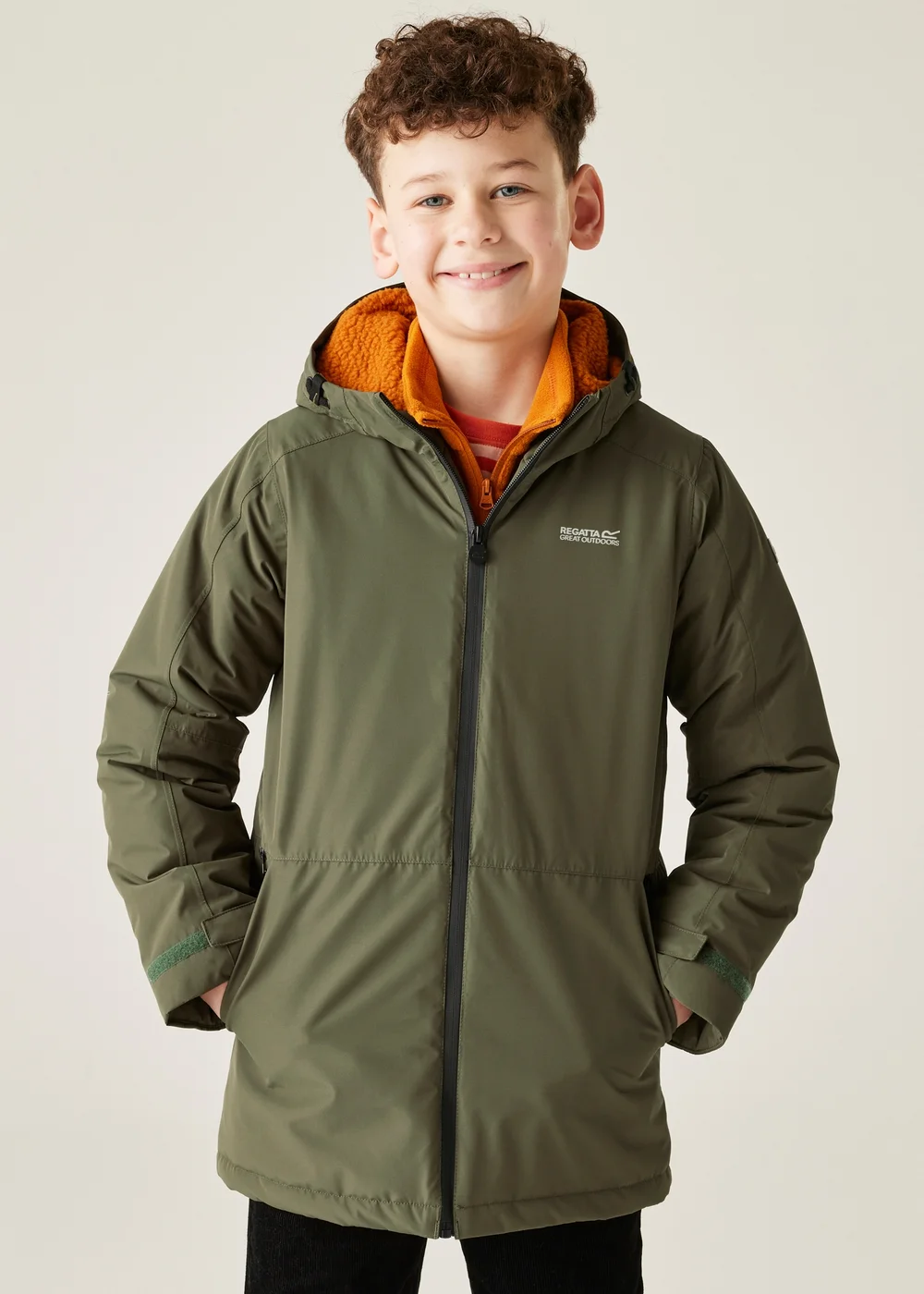 Regatta Forest Green Kids' Farbank II Waterproof Insulated Jacket (3-16yrs) - Age 13 Years Image 1
