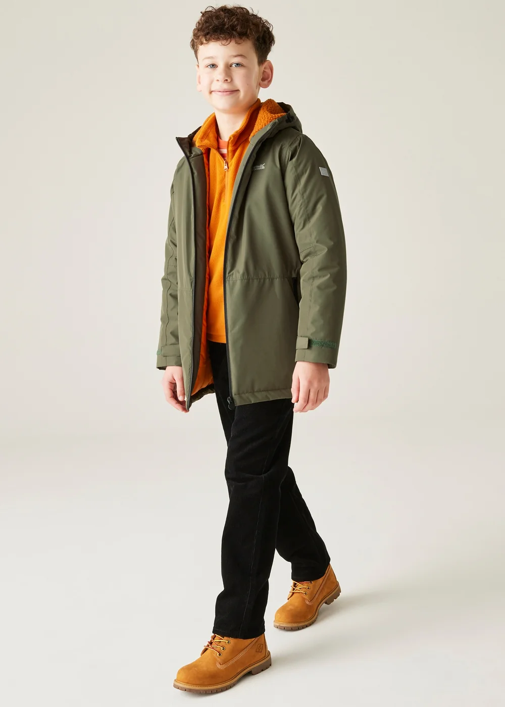 Regatta Forest Green Kids' Farbank II Waterproof Insulated Jacket (3-16yrs) - Age 13 Years Image 3