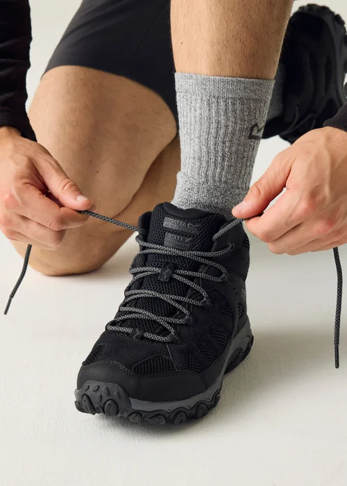 Regatta Black/Grey Edgepoint 4 Mid Waterproof Boots - 11 Image 3