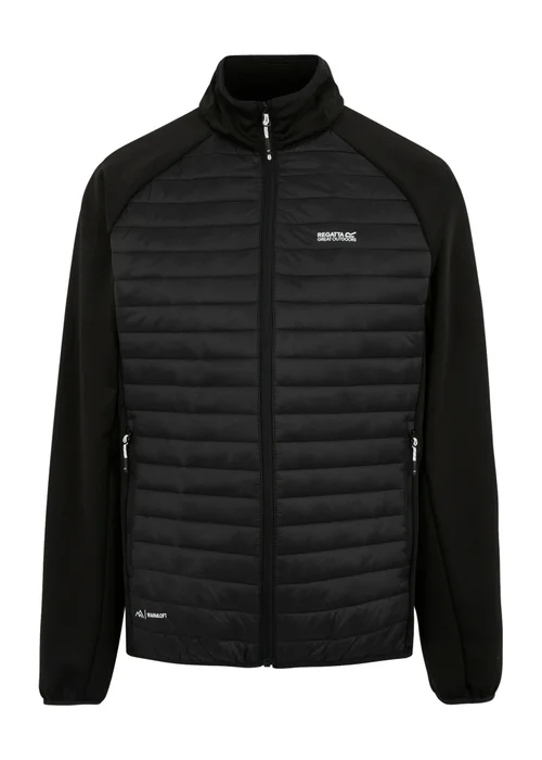 Regatta Black Clumber Hybrid Stretch Jacket - S Image 5