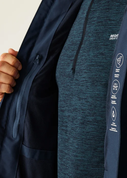 Regatta Midnight Blue Birchdale II Waterproof Jacket - 2XL Image 5