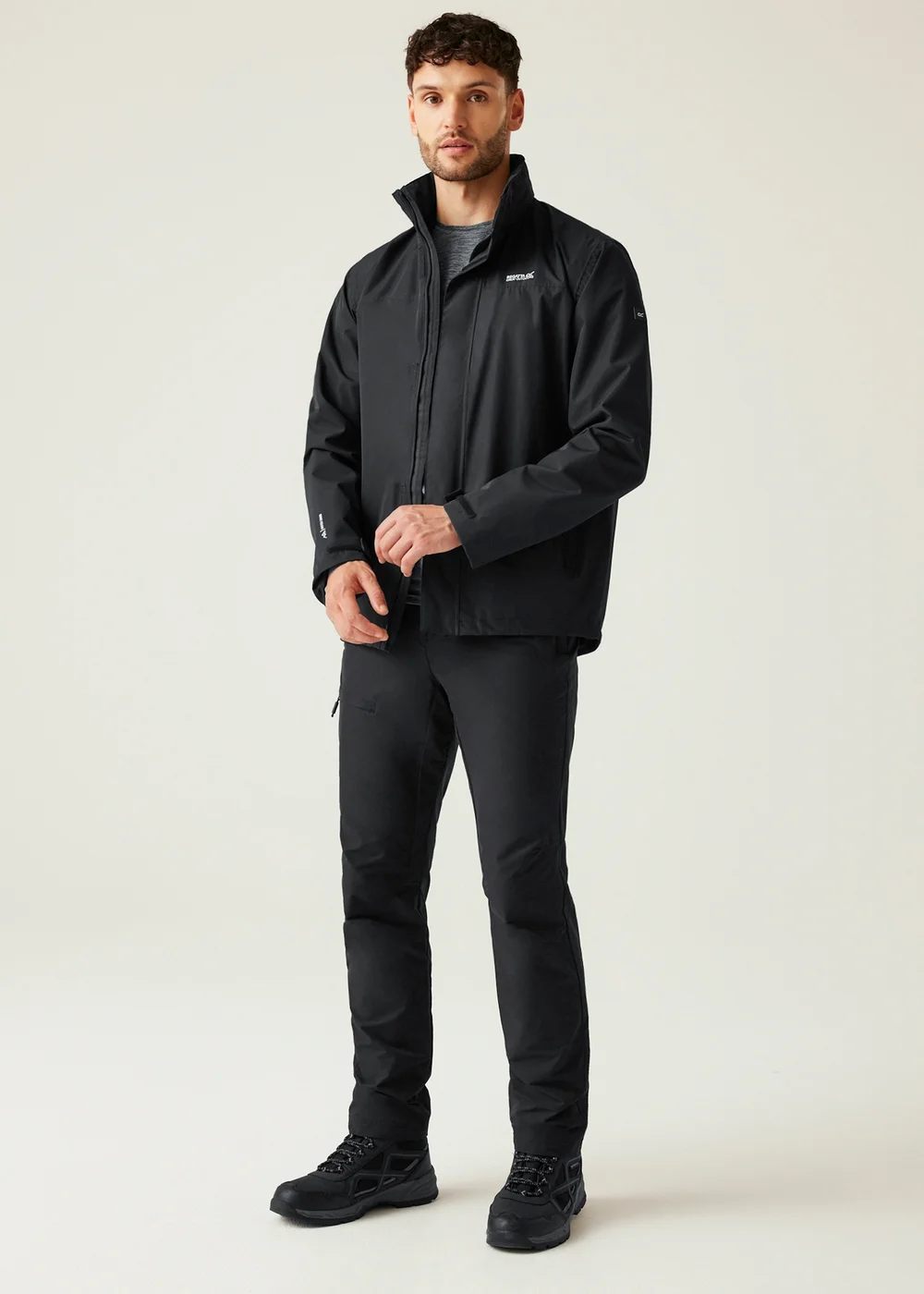Regatta Black Matt II Waterproof Jacket - L Image 3
