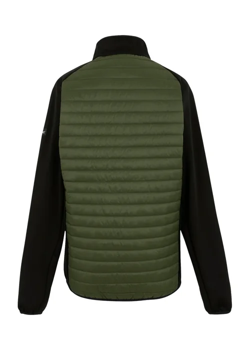 Regatta Grey Green Clumber Hybrid Stretch Jacket - S Image 6