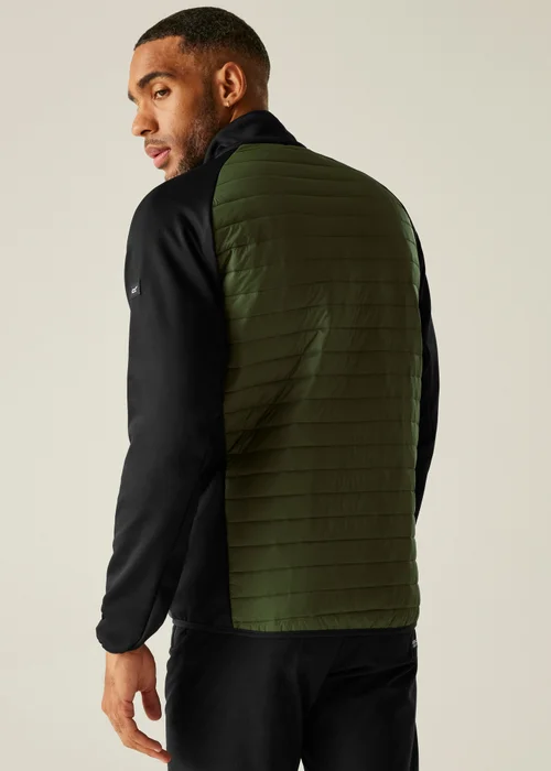 Regatta Grey Green Clumber Hybrid Stretch Jacket - S Image 2