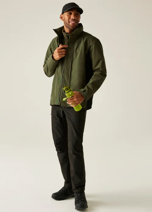Regatta Grey Green Matt II Waterproof Jacket - M Image 3