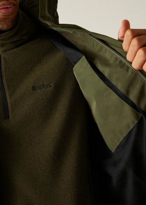 Regatta Grey Green Matt II Waterproof Jacket - M Image 4