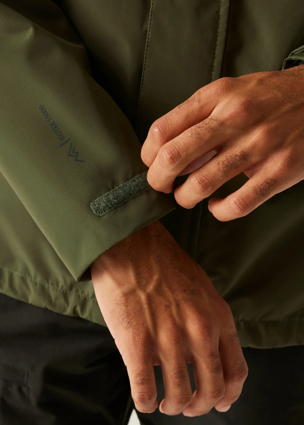 Regatta Grey Green Matt II Waterproof Jacket - M Image 6