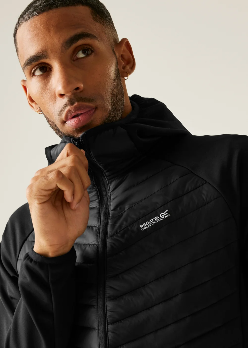 Regatta Black Andreson Hybrid Stretch Jacket - 3XL Image 4