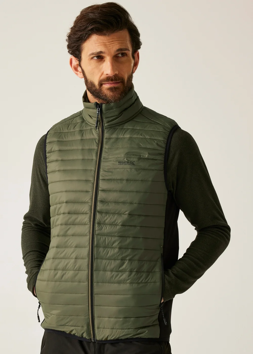Arbeitsweste Steppweste Winterweste Bodywarmer – BZR-1430-GREEN – Für Beruf & Freizeit