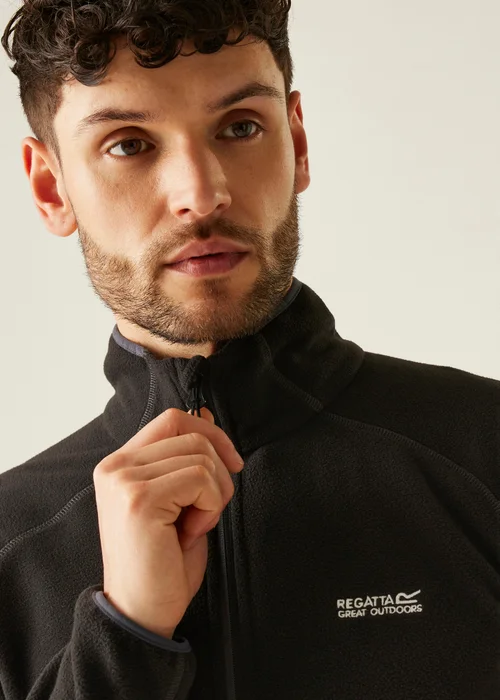 Regatta Black Hadfield Stretch Fleece - S Image 5