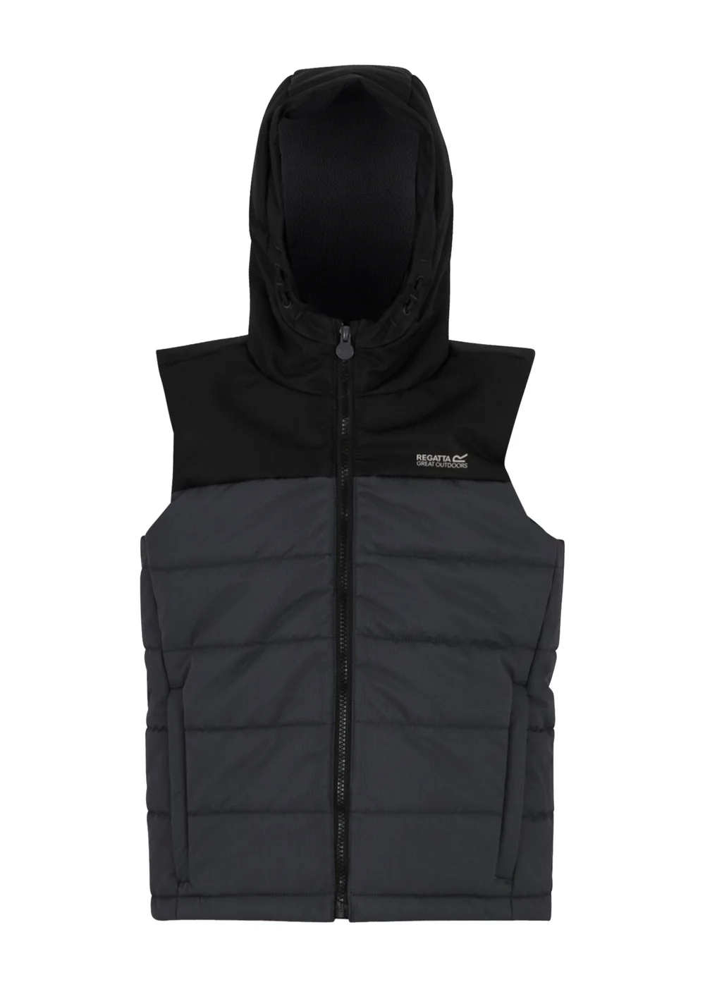 Regatta Black/Grey Kids' Lofthouse Lightweight Bodywarmer (3-16yrs) - 5-6 Yrs Image 6