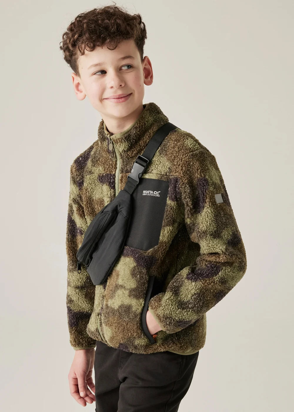 Regatta Forest Green Kids' Frankie Warm Stretch Fleece (3-16yrs) - 3-4 Yrs Image 1
