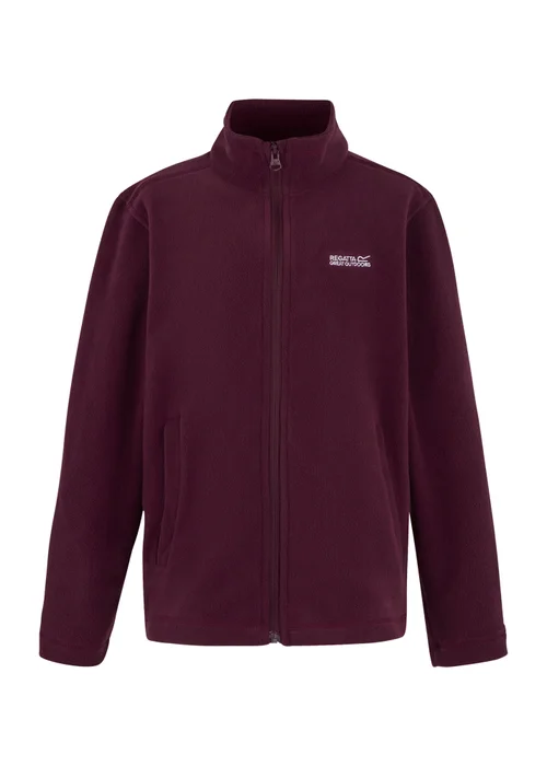 Regatta Aubergine Kids' King II Anti-Pill Fleece (3-16yrs) - 9-10 Yrs Image 6