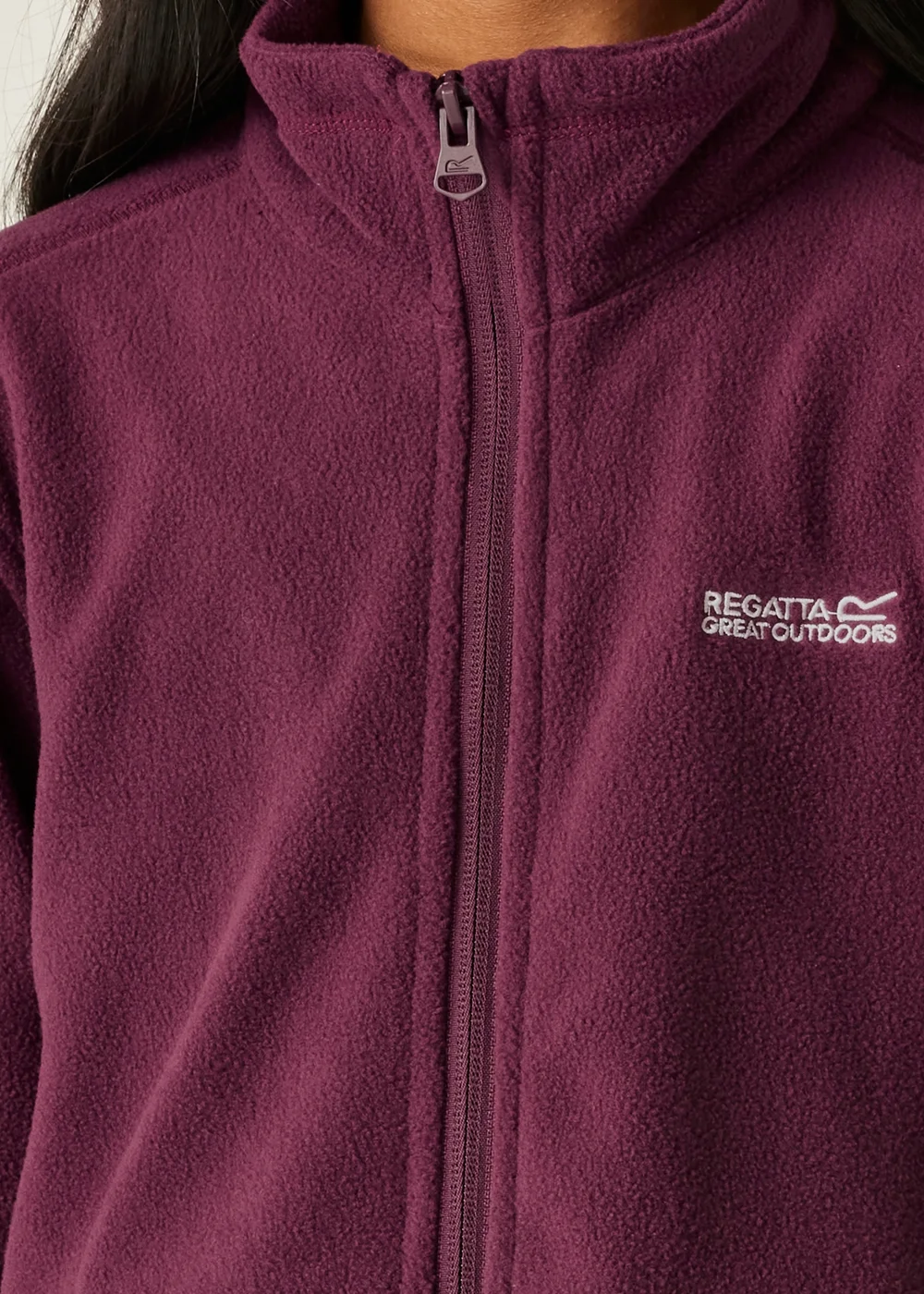 Regatta Aubergine Kids' King II Anti-Pill Fleece (3-16yrs) - 9-10 Yrs Image 5