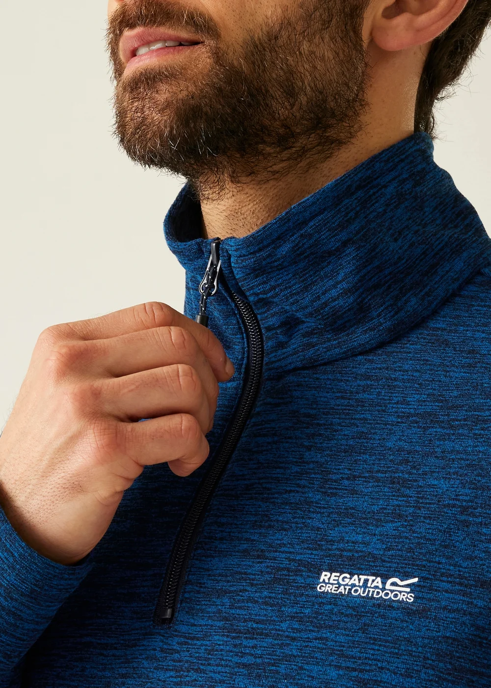 Regatta Sea Blue Thompson Marl Lightweight Fleece - 3XL Image 4