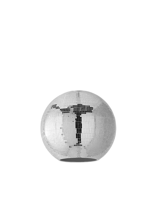 ValueLights Dolly Silver Disco Ball Easy Fit Lampshade - One Size Image 5