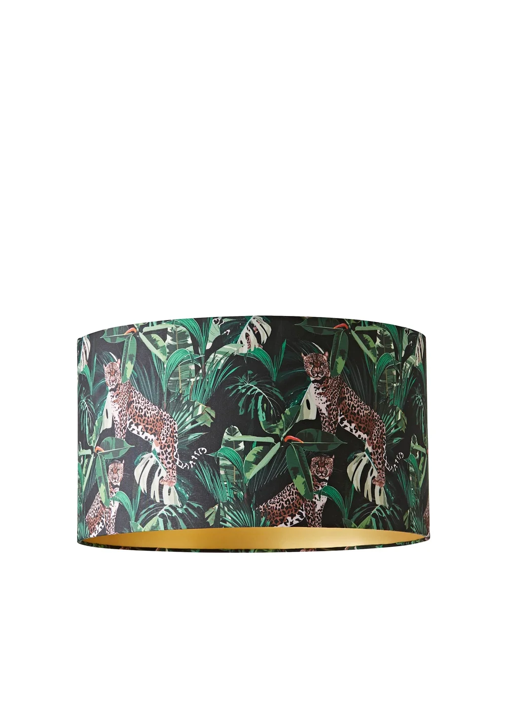 ValueLights Addalyn Green Jungle Print Easy Fit Lampshade - One Size Image 5