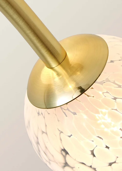 ValueLights Jas Ceiling Light with Confetti Glass Lampshades - One Size Image 4