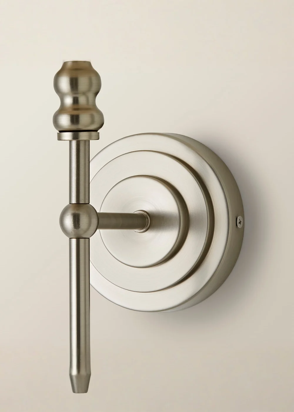 ValueLights Pair of Maggie Brushed Chrome Wall Lights - One Size Image 6