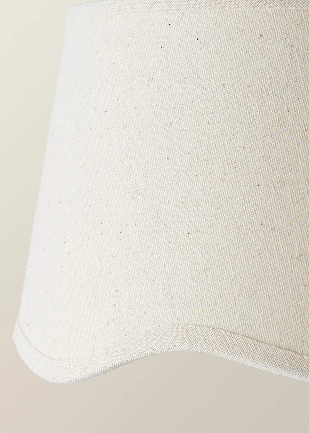 ValueLights Mabel Small Scalloped Natural Easy Fit Lampshade - One Size Image 4