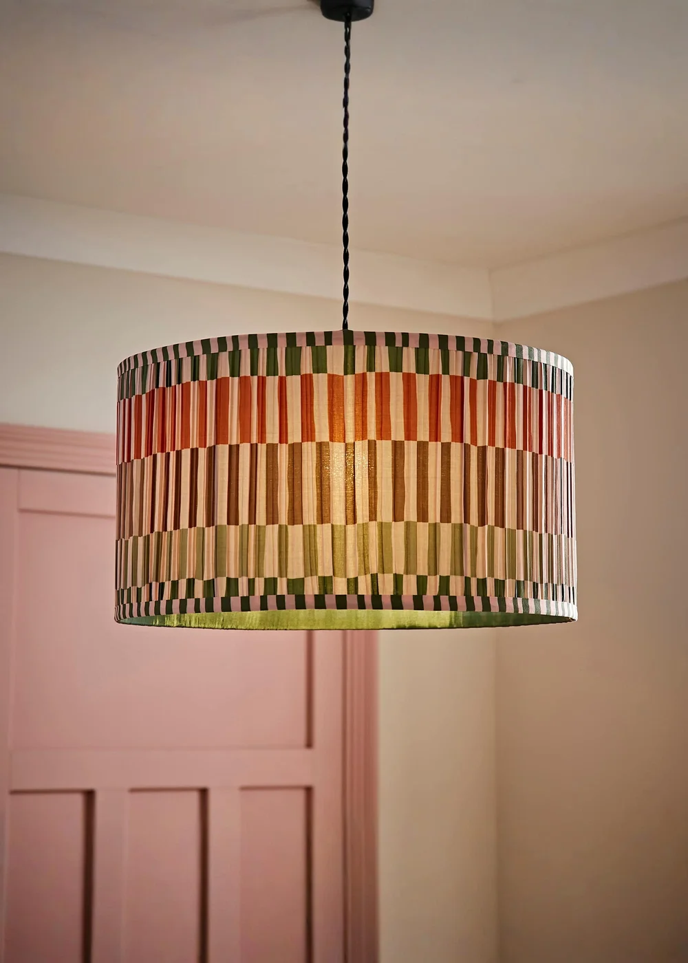 ValueLights Rae Large Multicoloured Easy Fit Lampshade - One Size Image 1