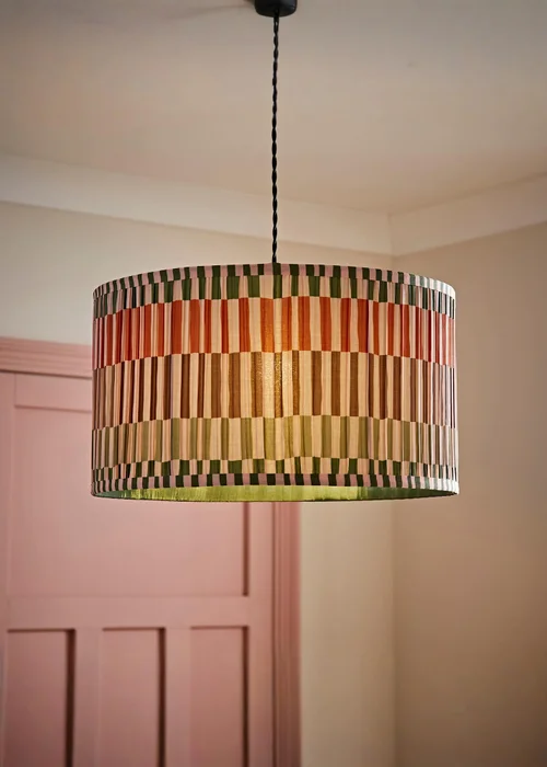 ValueLights Rae Large Multicoloured Easy Fit Lampshade - One Size Image 1