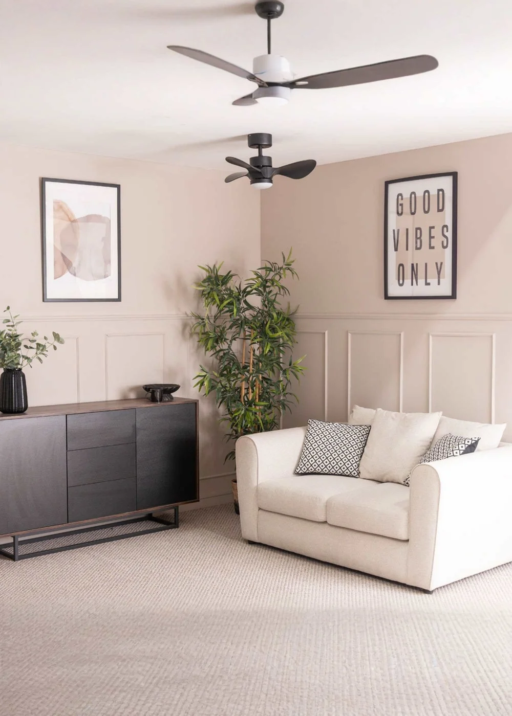 ValueLights 24 Inch Black Ceiling Fan with Remote Control Integrated LED - One Size Image 3