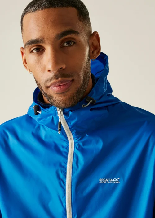 Regatta Oxford Blue Pack-It III Waterproof Breathable Isolite Jacket - 5XL Image 4