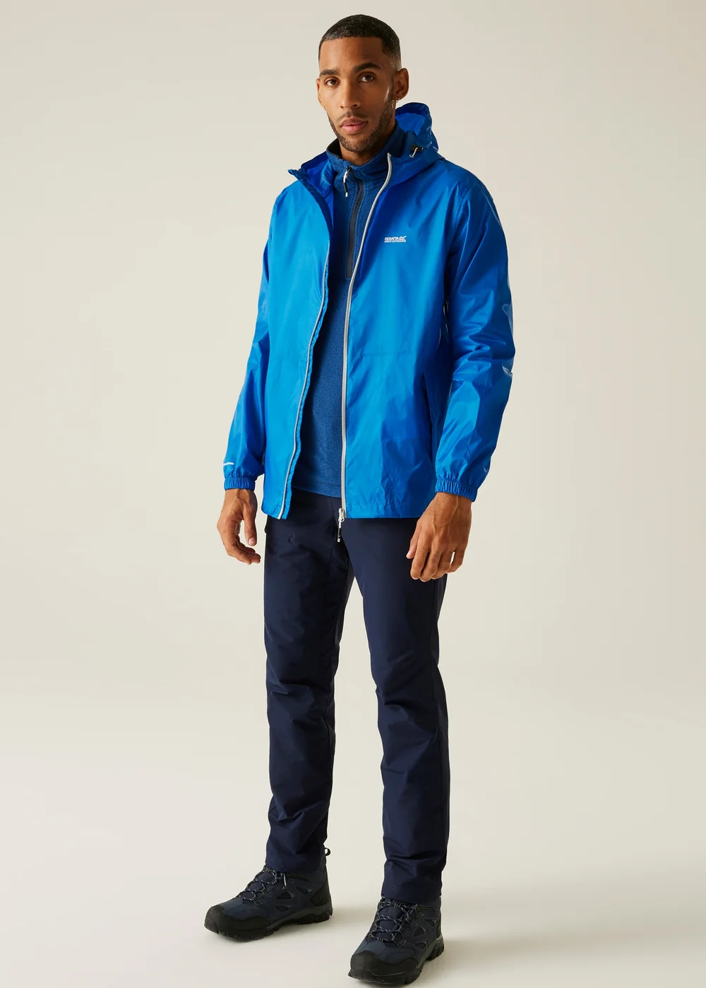 Regatta Oxford Blue Pack-It III Waterproof Breathable Isolite Jacket - 5XL Image 3