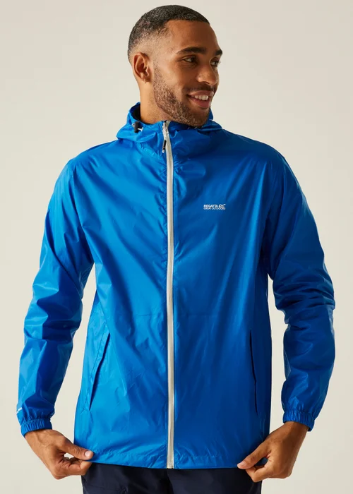 Regatta Oxford Blue Pack-It III Waterproof Breathable Isolite Jacket - 5XL Image 1
