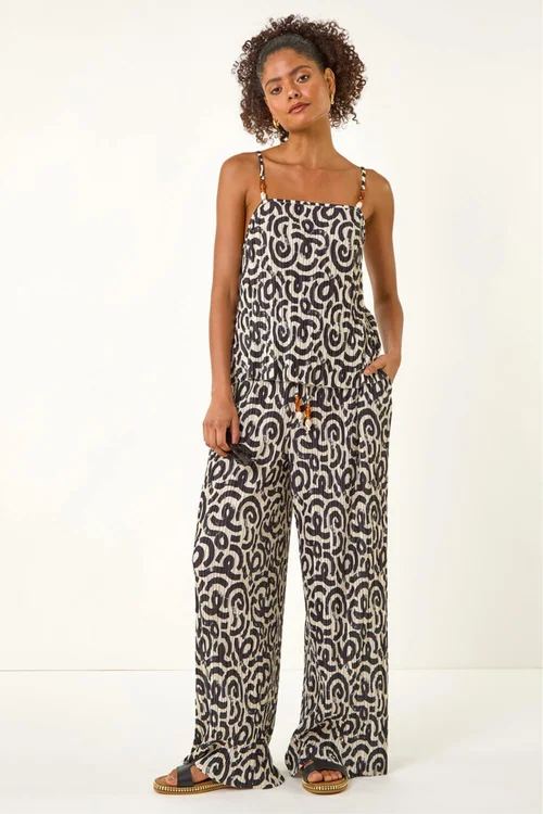 Dusk Ivory Wave Plisse Cami Top - 18 Image 2