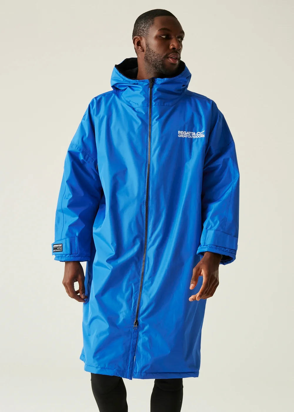 Regatta Oxford Blue Adult Changing Waterproof Hydrofort Robe - XS/S Image 1