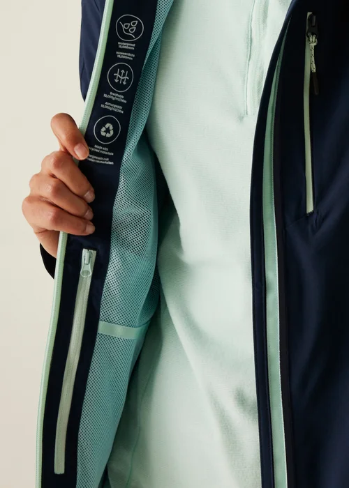 Regatta Sky Blue Birchdale II Waterproof Breathable Jacket - 12 Image 3